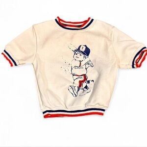 Vintage Cream Baseball Graphic Tee